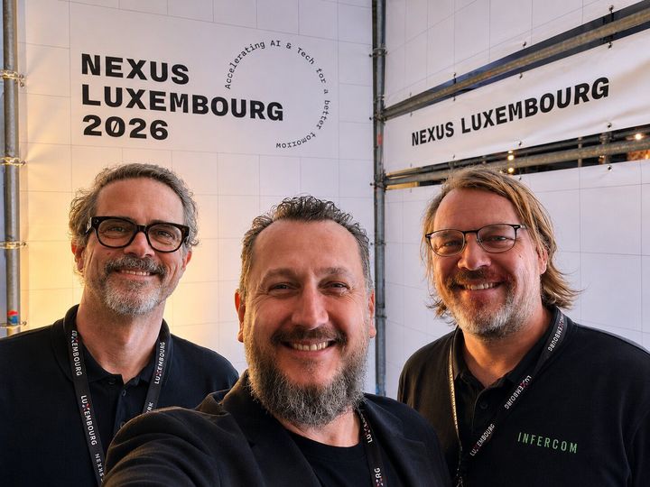 Team mit Matthew Povey (SambaNova) bei Nexus Luxembourg 2026