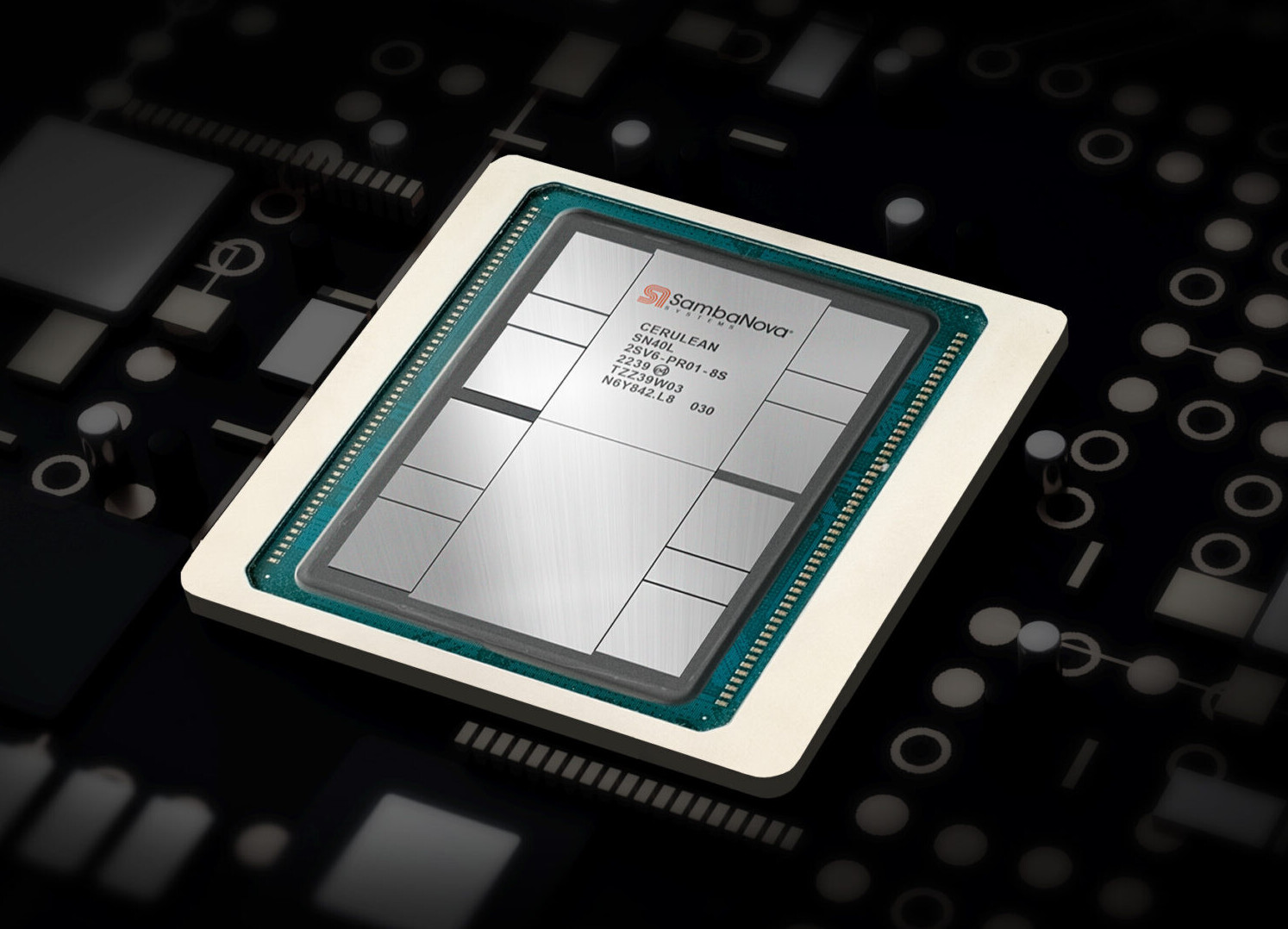 SambaNova SN40L Reconfigurable Dataflow Unit (RDU) chip